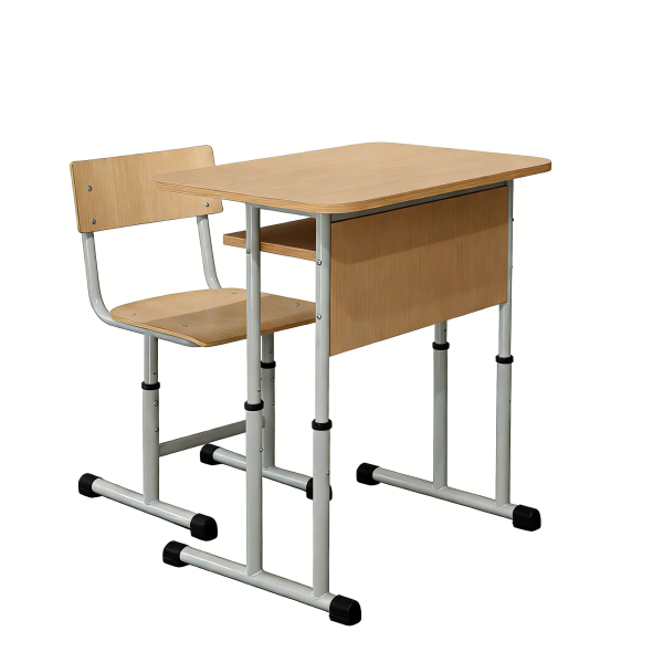 Height Adjustable Student Desk Chair Set