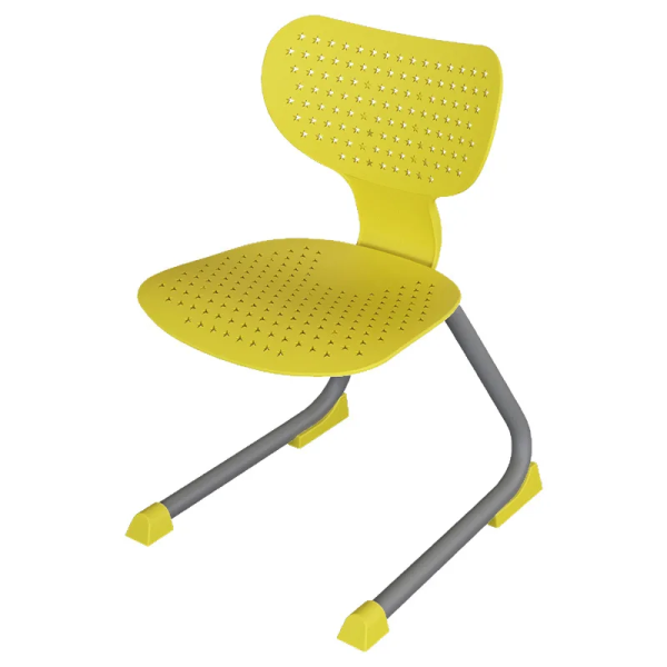 Modern Pp School Chair With Metal