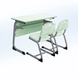 2 Seat School Desk And Chair
