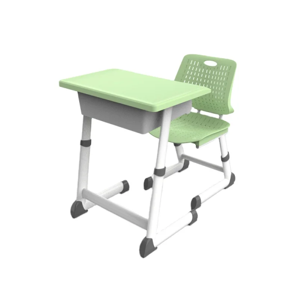 Adjustable School Chair Desk Set With