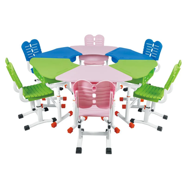Modern Classroom Collaborative Trapezoid School Desk