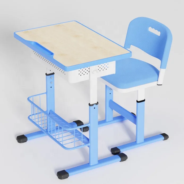 Height Adjustable Modern Student Wooden Desk