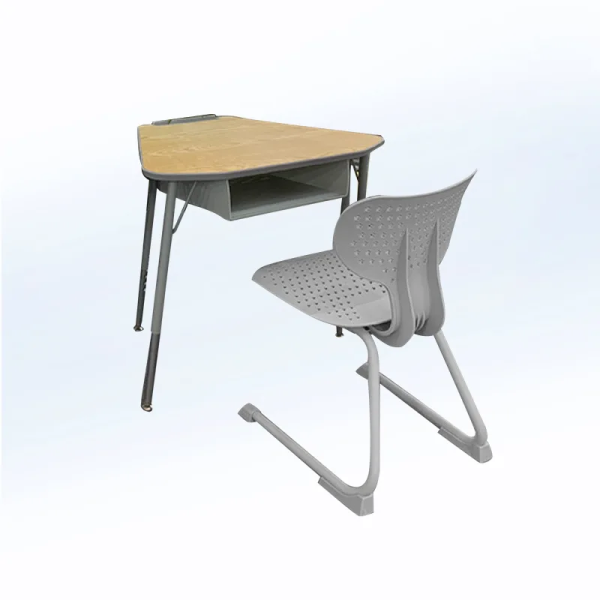School Desks Chairs T Shaped Splicing